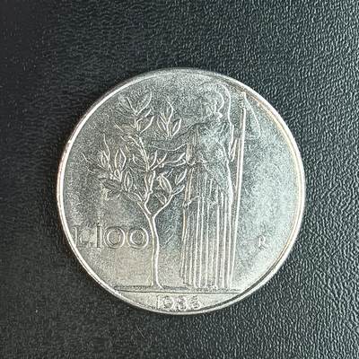 逸泉钱币2026第十二组世界钱币专场春节千件大拍A1614～2574 - 2045 意大利100里拉