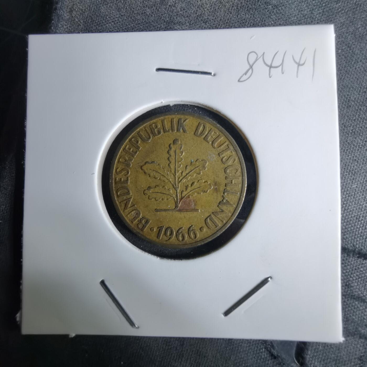 沼泽如烟--第984场 德国1966年10芬尼