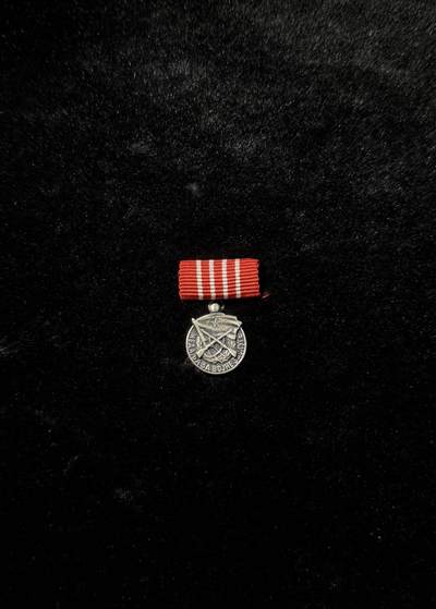 南斯拉夫小玩具专场 - 南斯拉夫军事功勋奖章mini章，非常少见的品种，一侧缺针脚