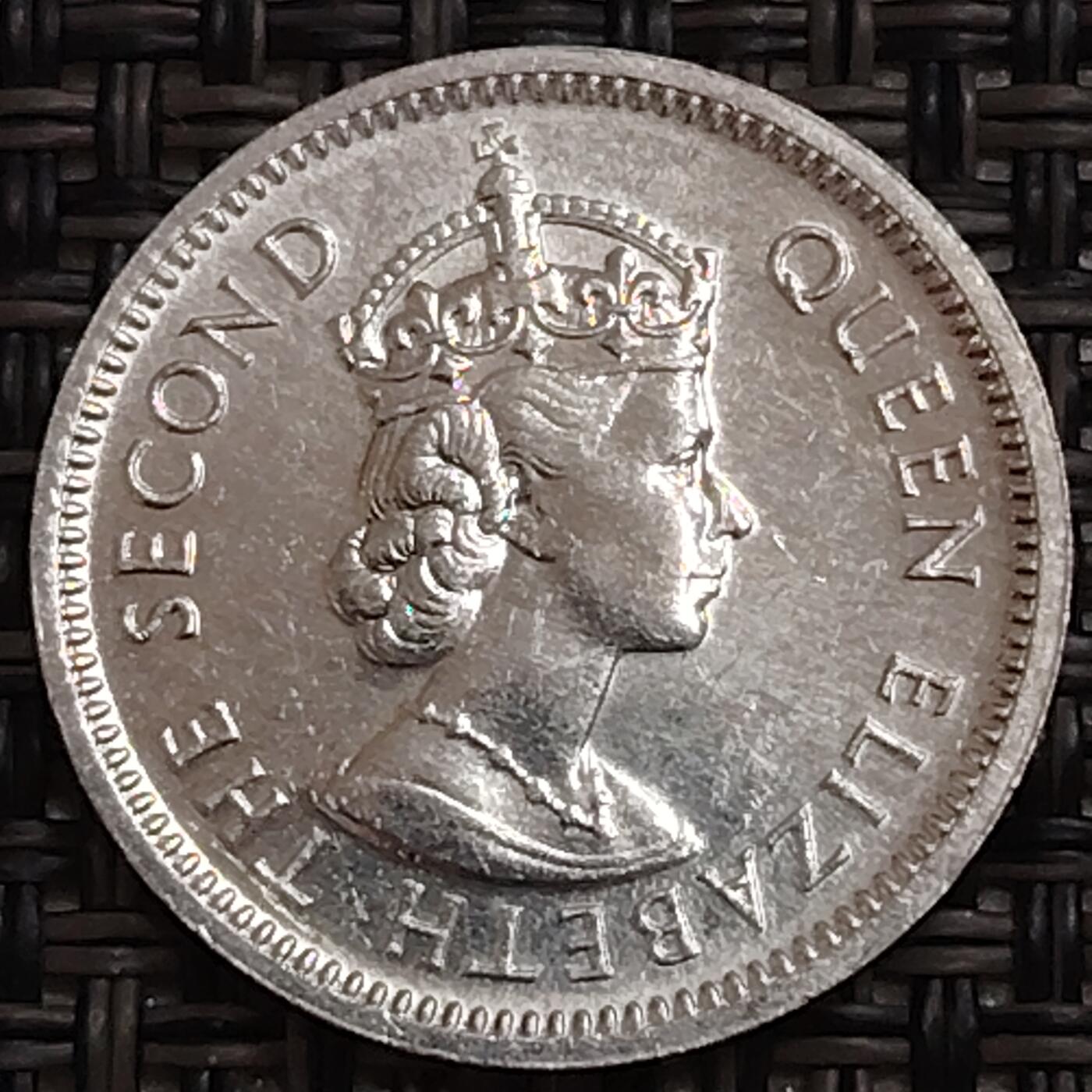 布加迪🐬～世界钱币(上海)🌾第 273 期 /  各国套币和散币 伯利兹🇧🇿 1986年 5分