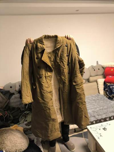 （店主清仓 大量自藏 制服徽章盛宴）罗岚⭐爱藏⭐甄选专拍第五场-分享拍场赚佣（实体经营） - su-M55式公安君官光领大衣 二号尺码 光领（换扣后可做早期55光领尉官大衣用）