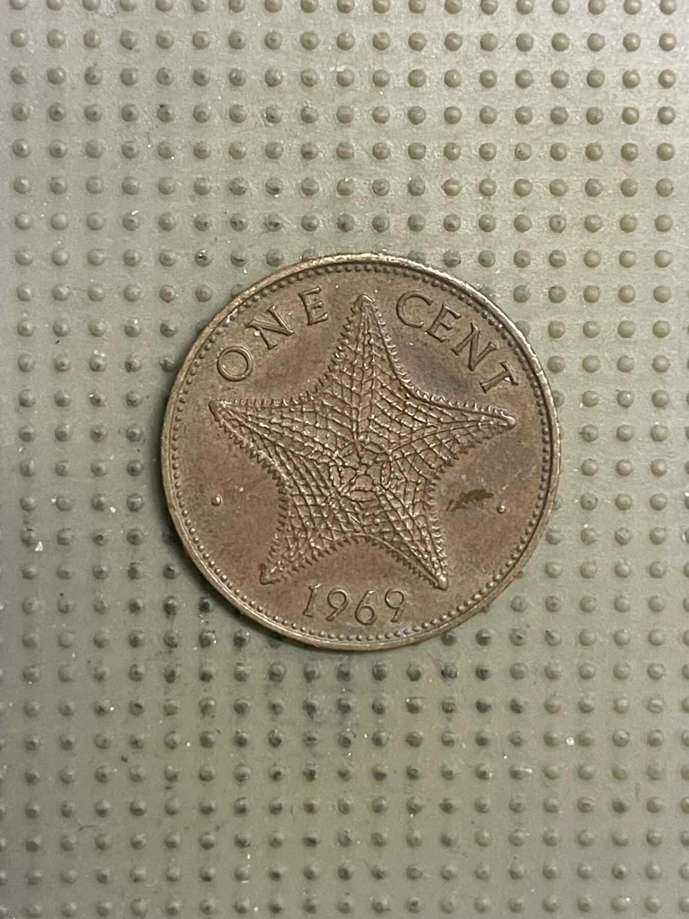 2026年第21场各国散币拍卖（总第171场） 巴哈马1969年1分