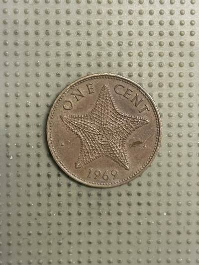 2026年第21场各国散币拍卖（总第171场） - 巴哈马1969年1分