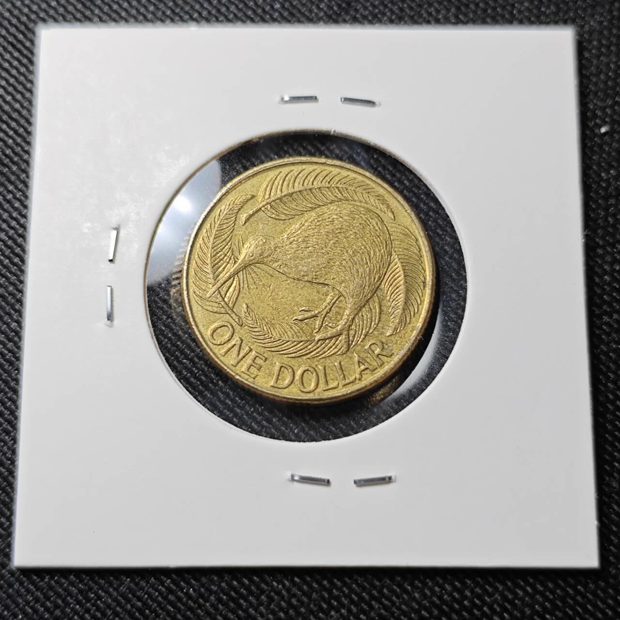 KK钱币收藏小铺  第392期  2月预留时间 周末发货  新西兰1元