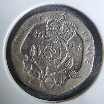 沼泽如烟--第984场 - 英国2004年20便士