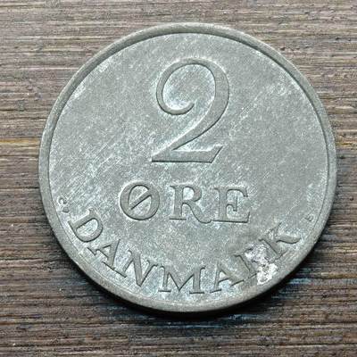 【铜匠收藏】★第144★散币专场 不寄存，30包邮。不满30元，支付5元运费。《接受代拍 代送NGC评级》 - 60【无寄存】丹麦 1964年 2欧尔 锌币