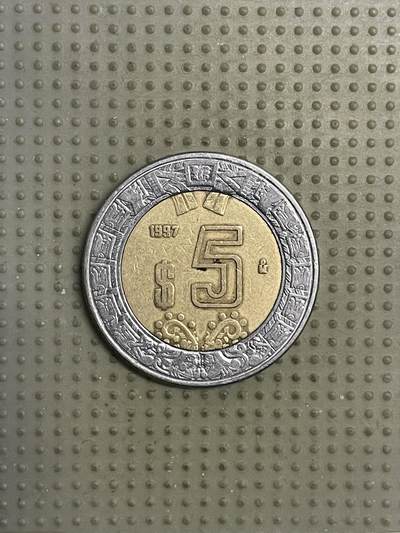 2026年第21场各国散币拍卖（总第171场） - 墨西哥1997年5比索