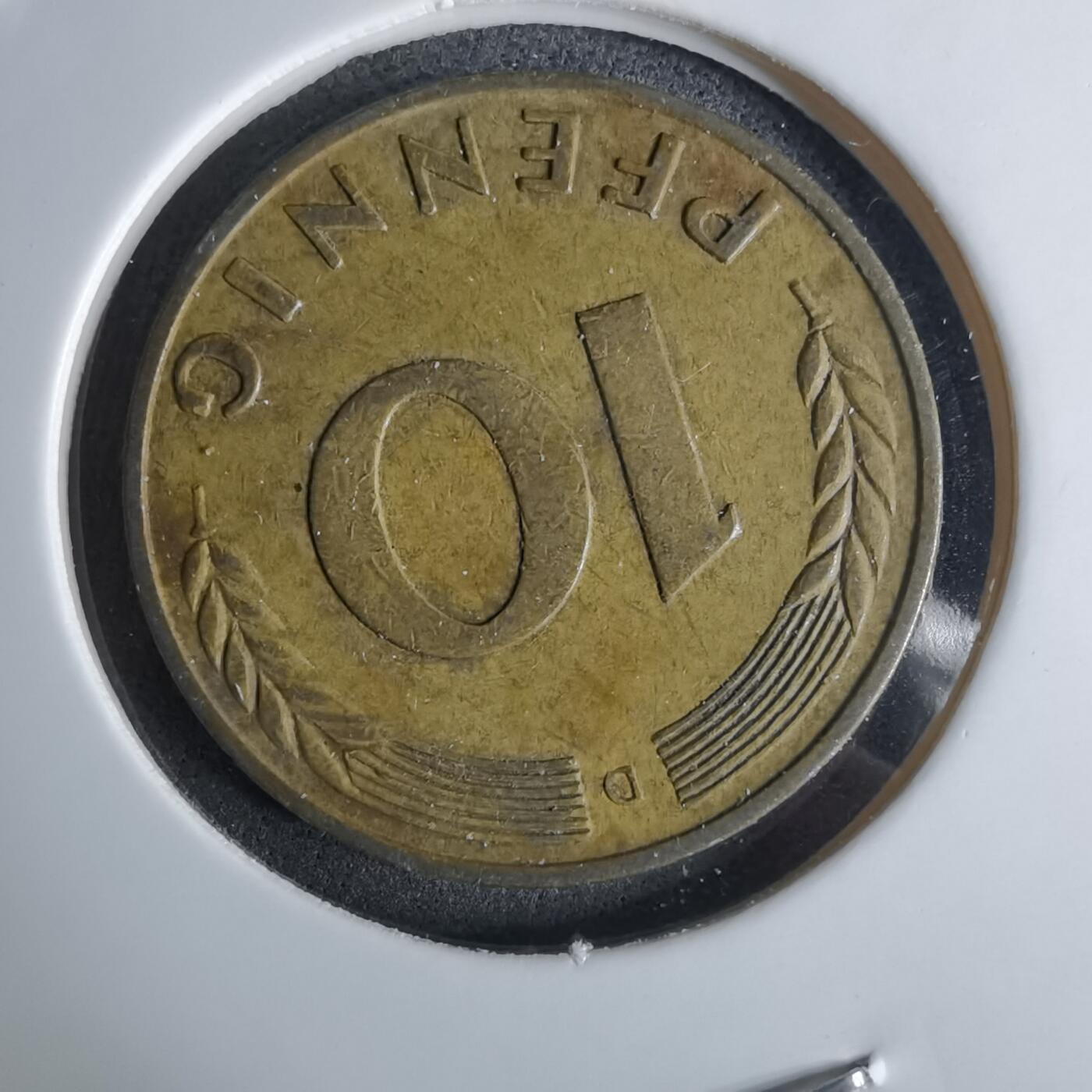 沼泽如烟--第984场 德国1966年10芬尼