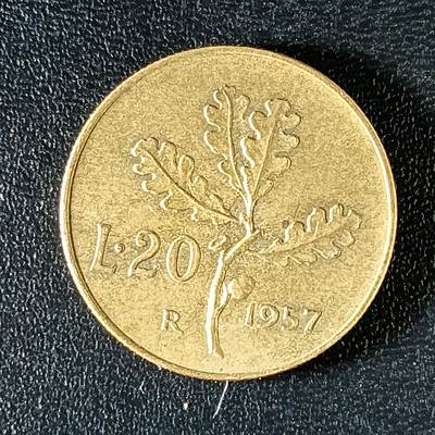 逸泉钱币2026第十二组世界钱币专场春节千件大拍A1614～2574 - 1983 意大利20里拉