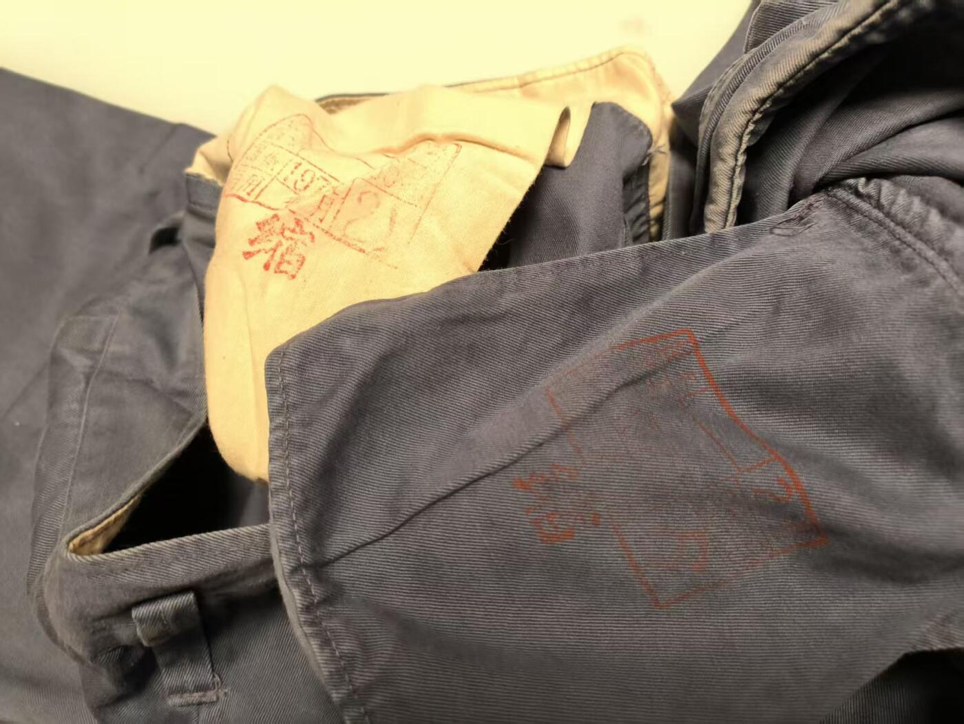 （店主清仓 大量自藏 制服徽章盛宴）罗岚⭐爱藏⭐甄选专拍第五场-分享拍场赚佣（实体经营） su-M65式海军早期海灰棉布常服一套 2号原套