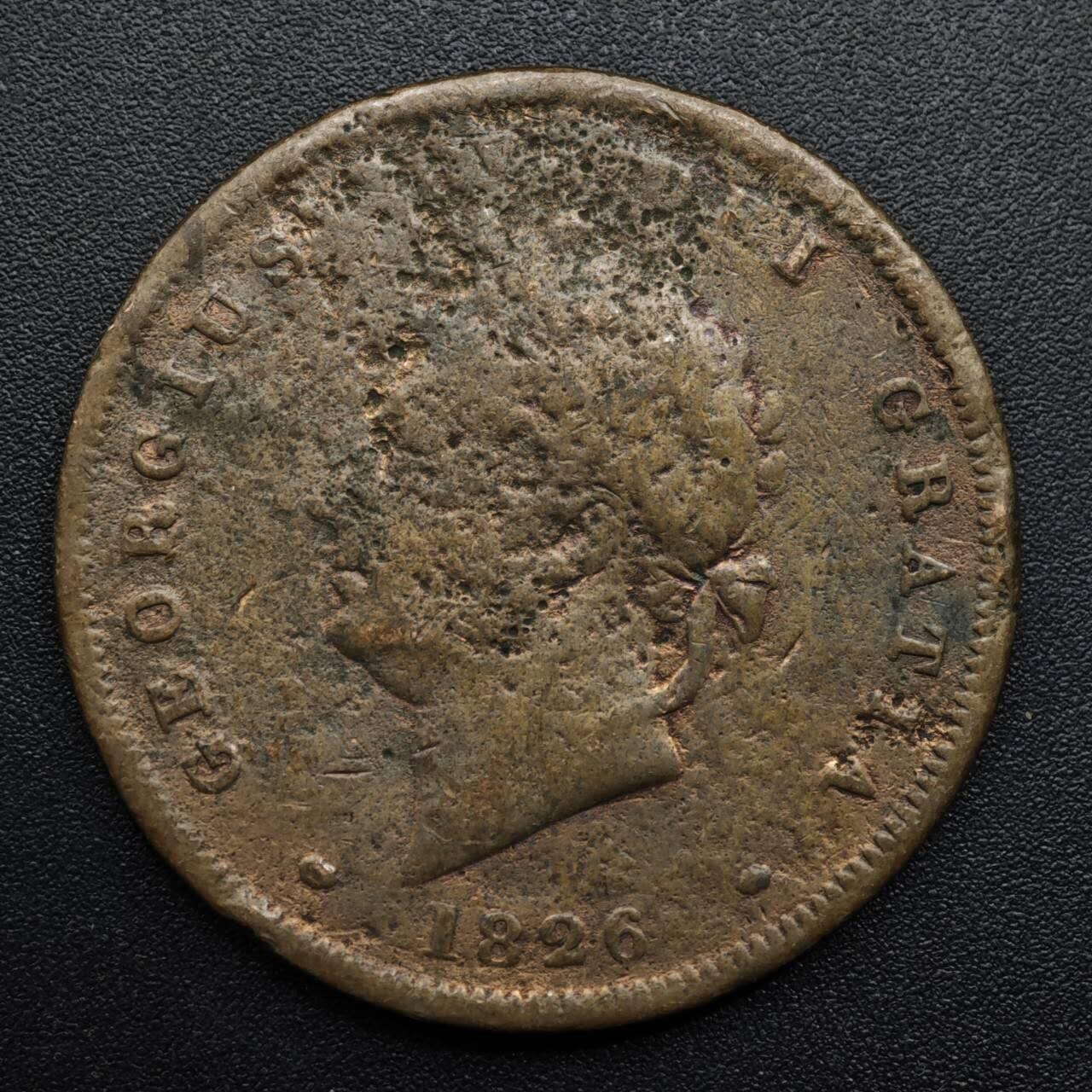 【淘币小摊】实时拍第八百六十三拍   小银币散币场   年前最后一周 之前的预留小年前全部发出 请更换最新收货地址  英国1826年乔治四世一便士铜币