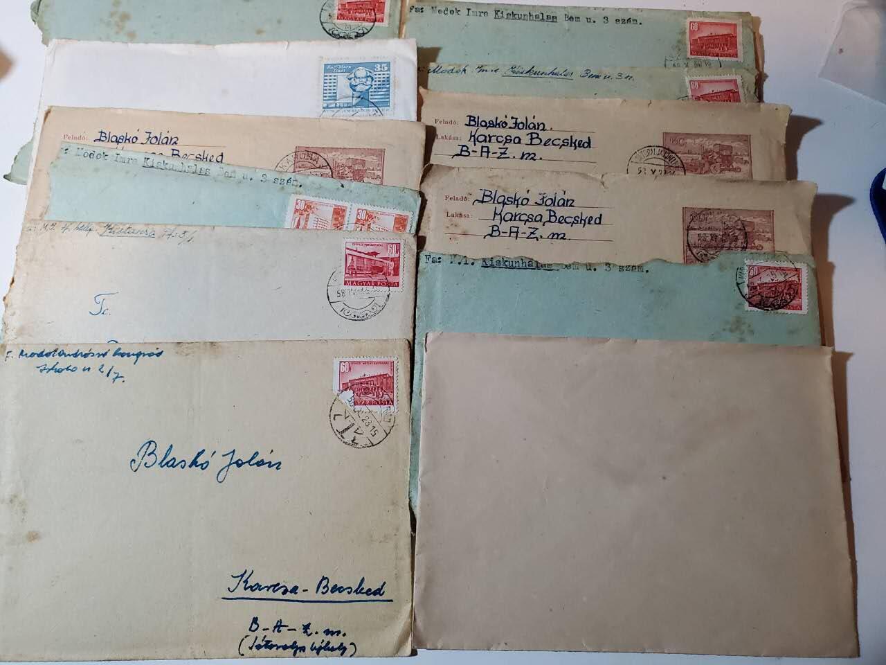 韵星假日军品类拍卖第三十九期暨默多克中校夫妇专场 -- Rimey Holidays Militaria Auction 39 & The Modoks Collection  匈牙利人民共和国默多克家庭信件一套 含党政军