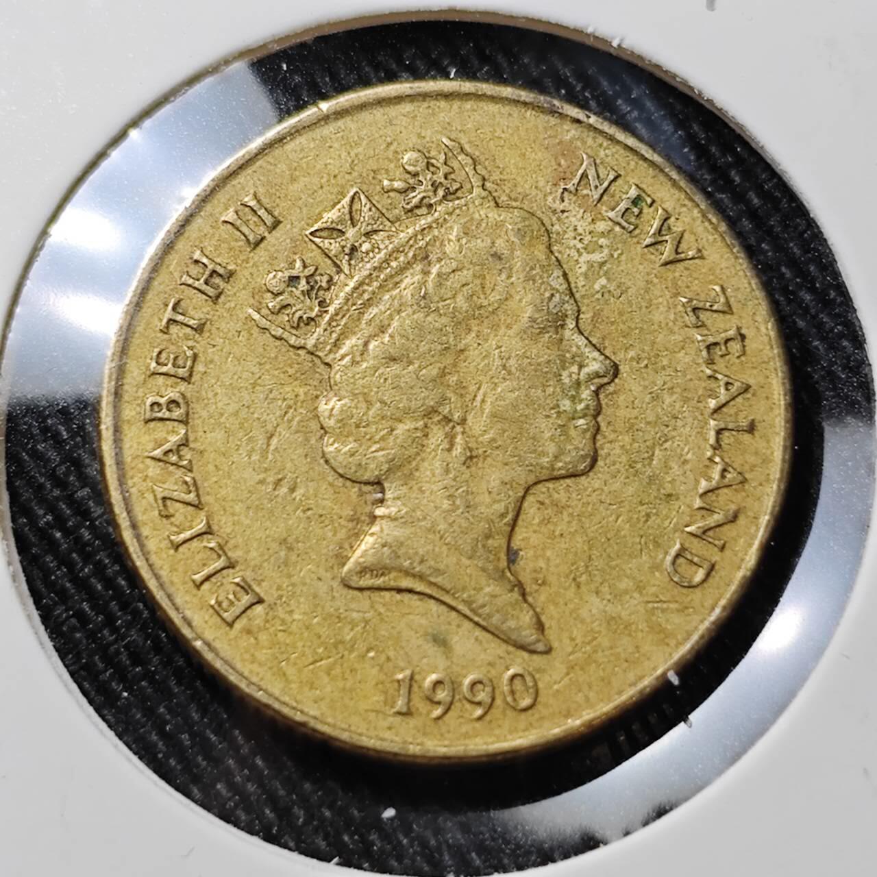 KK钱币收藏小铺  第392期  2月预留时间 周末发货  新西兰1元