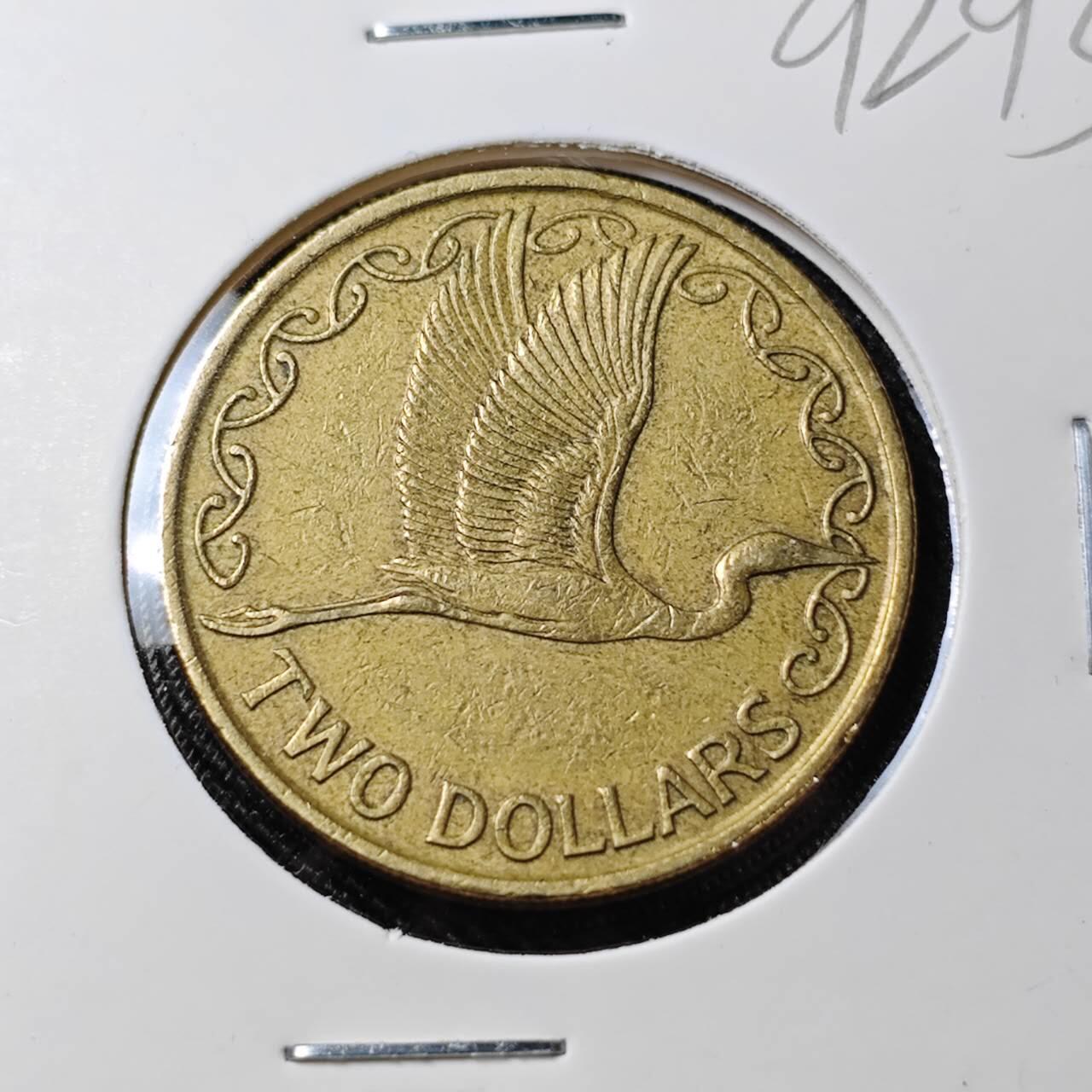 KK钱币收藏小铺  第392期  2月预留时间 周末发货  新西兰2元