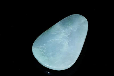 上海都达杂项专场四十七【全场包邮】  天然冰糯种翡翠（A货）精雕《松壑清音》挂件90-16