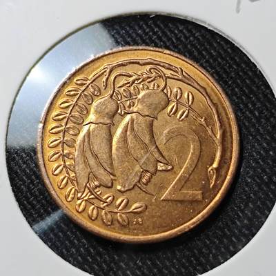 KK钱币收藏小铺  第392期  2月预留时间 周末发货 -  1982新西兰2分铜币