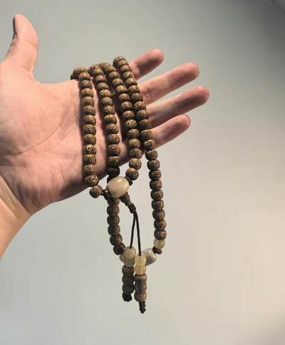 老星月菩提老籽陈籽星月菩提子项链