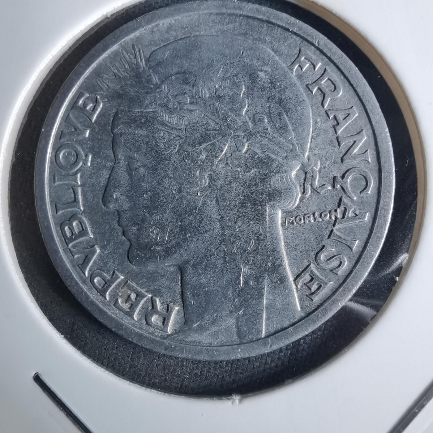 沼泽如烟--第984场 法国1946年2法郎B版