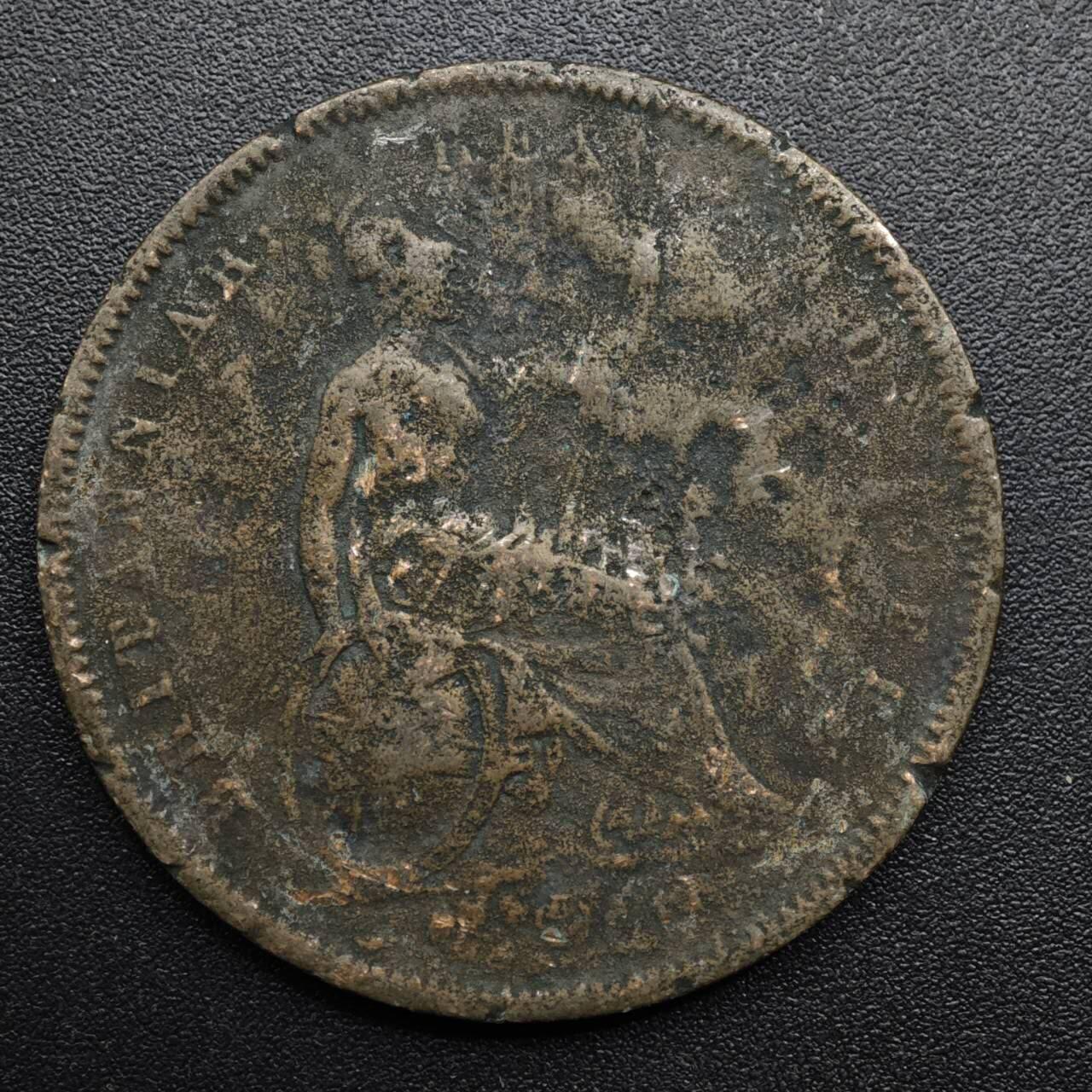 【淘币小摊】实时拍第八百六十三拍   小银币散币场   年前最后一周 之前的预留小年前全部发出 请更换最新收货地址  英国1826年乔治四世一便士铜币