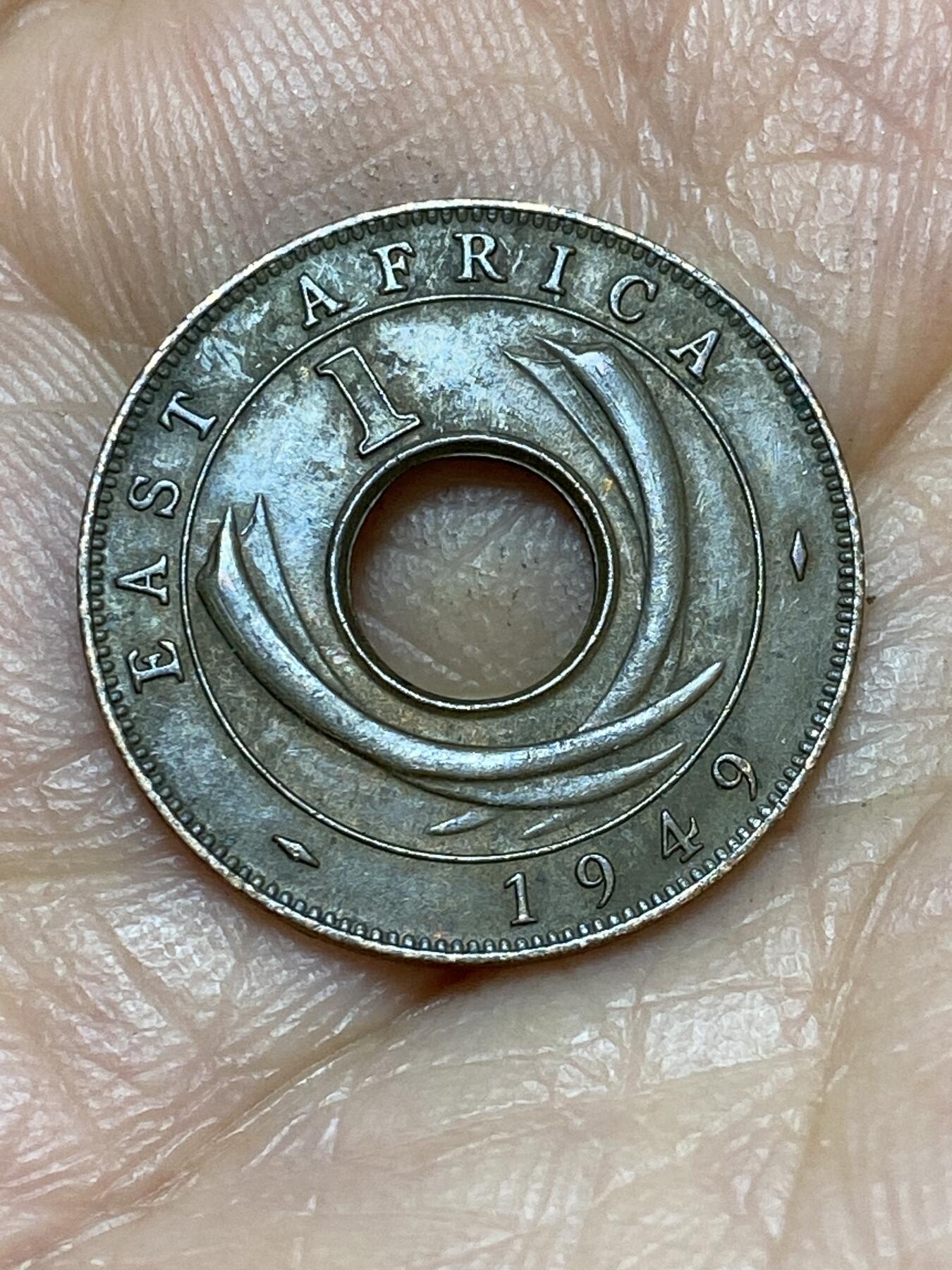 2026年第十九场(总第一百八十八场）外国好品散币场(免佣金) 英属东非1949年1分(乔治六世第二版首发年)