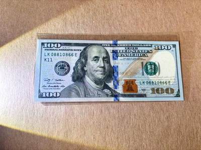 【Blue Auction】世界纸币精拍第782期——18级TOP拍卖/信誉/品质/专业/高效💫 - 【倒置号】美国 2009年100美金 UNC-