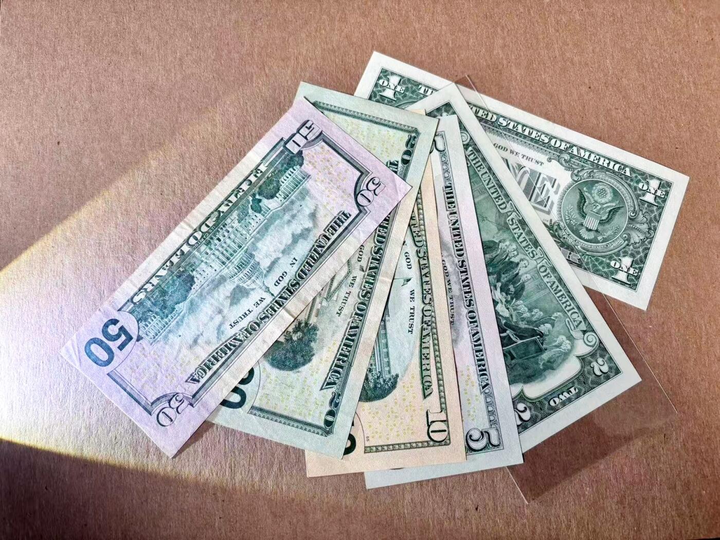 【Blue Auction】世界纸币精拍第782期——18级TOP拍卖/信誉/品质/专业/高效💫 【一组6张 含无47】美国 2009年1-50美金 VF-UNC