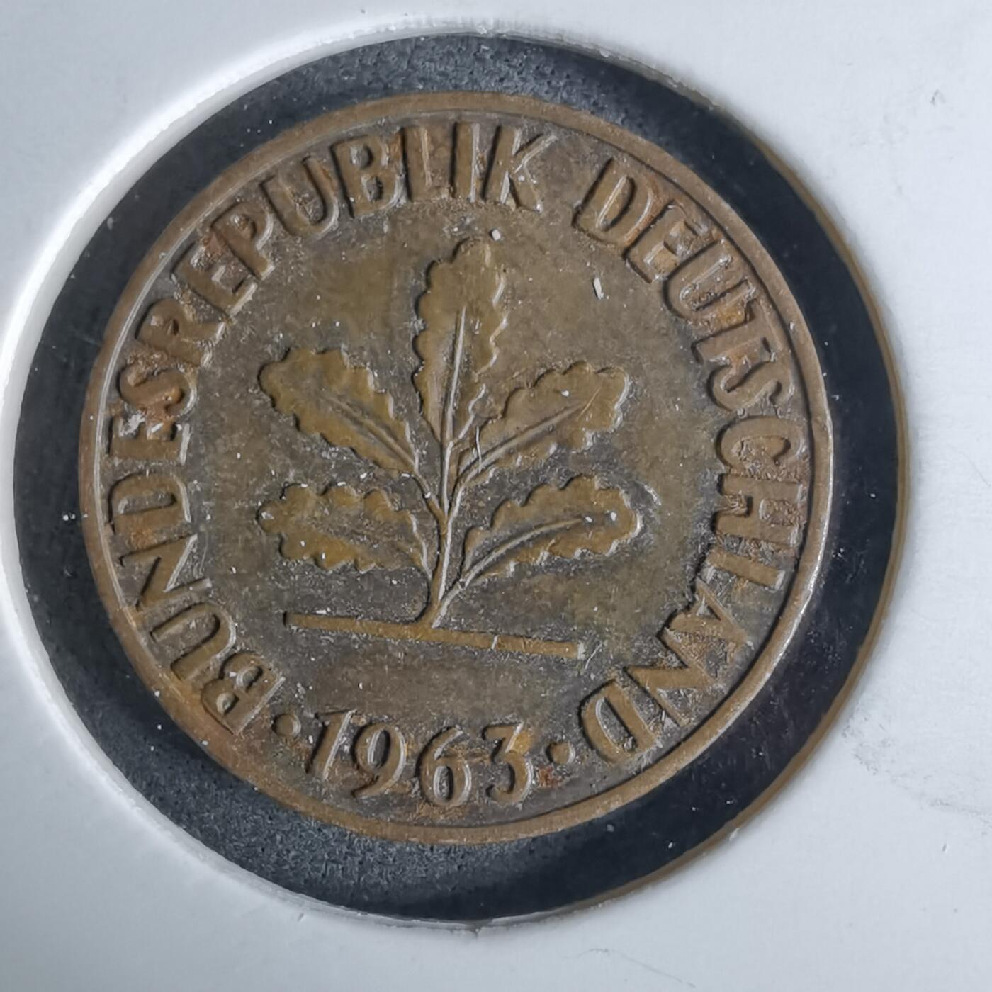 沼泽如烟--第984场 德国1963年2芬尼