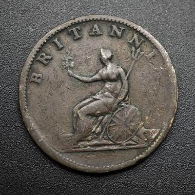 【淘币小摊】实时拍第八百六十三拍   小银币散币场   年前最后一周 之前的预留小年前全部发出 请更换最新收货地址  - 英国1806年乔治三世半便士铜币