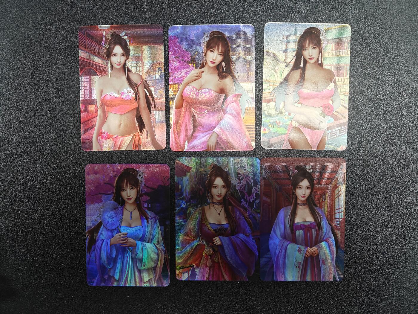 天玑星卡拍第168期《2.3周二截拍艺气风发》持续收拍收评中 满赠卡需备注 宁缺卡牌 金瓶梅 潘金莲 李瓶儿 粗彩 六张