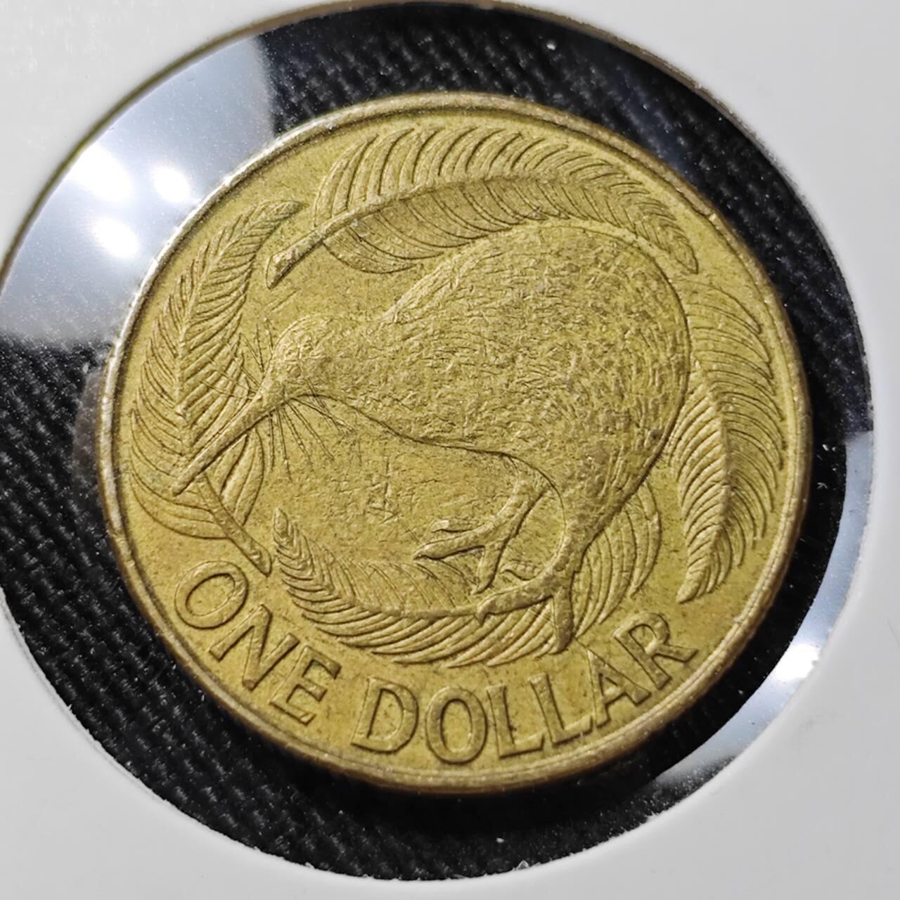 KK钱币收藏小铺  第392期  2月预留时间 周末发货  新西兰1元