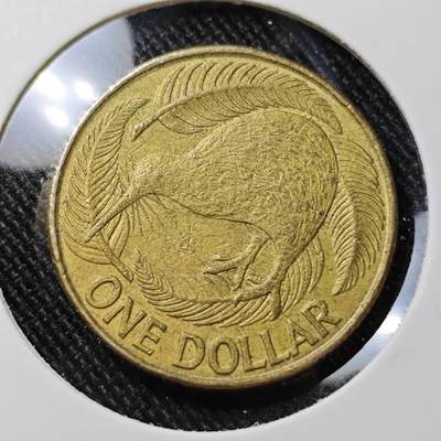 KK钱币收藏小铺  第392期  2月预留时间 周末发货 -  新西兰1元