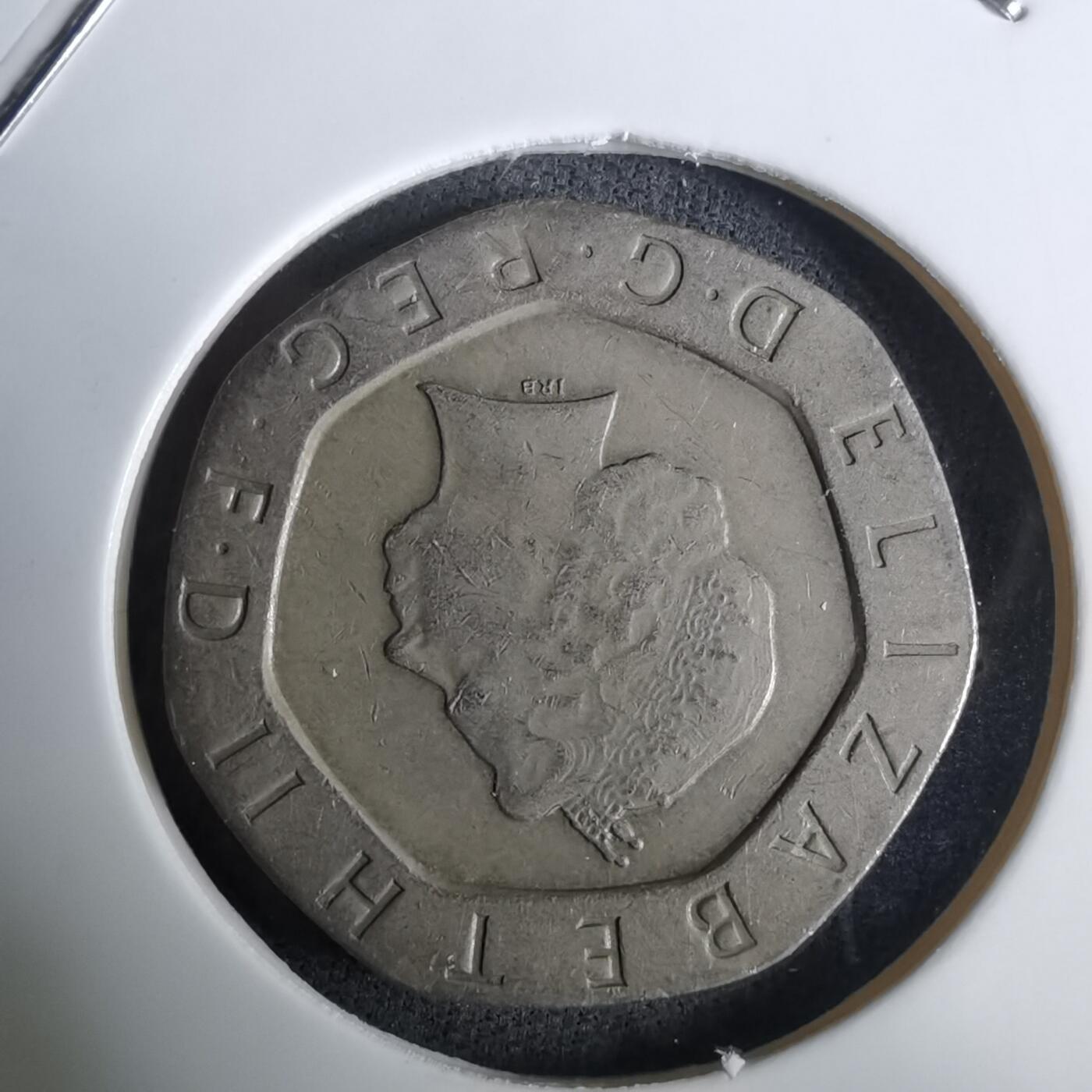 沼泽如烟--第984场 英国2004年20便士