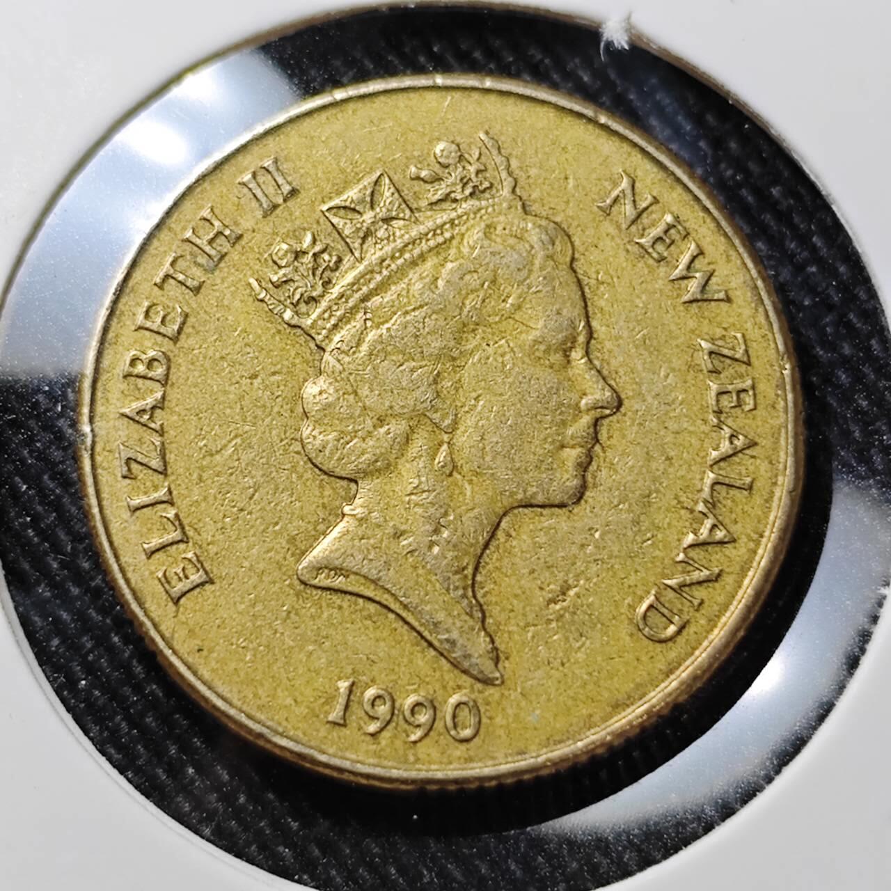 KK钱币收藏小铺  第392期  2月预留时间 周末发货  新西兰1元