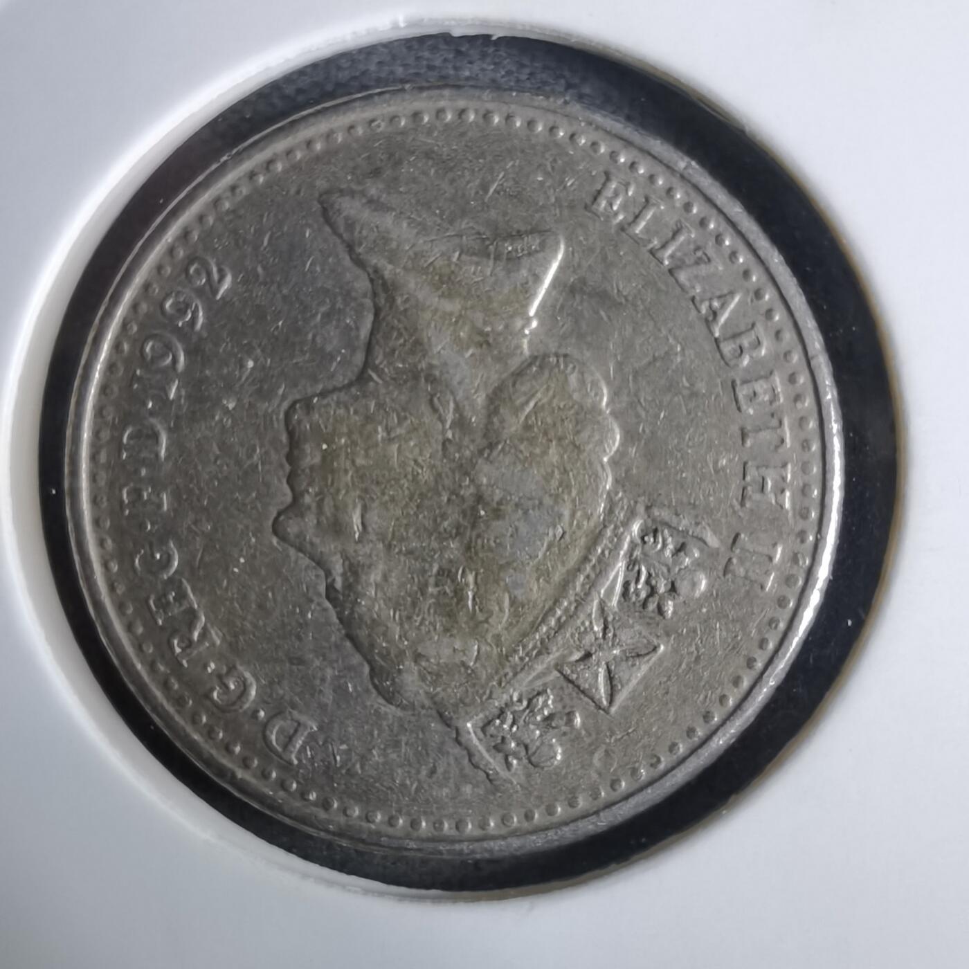 沼泽如烟--第984场 英国1992年10便士