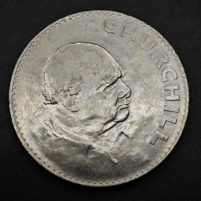 【淘币小摊】实时拍第八百六十三拍   小银币散币场   年前最后一周 之前的预留小年前全部发出 请更换最新收货地址  - 英国1965年丘吉尔克朗币