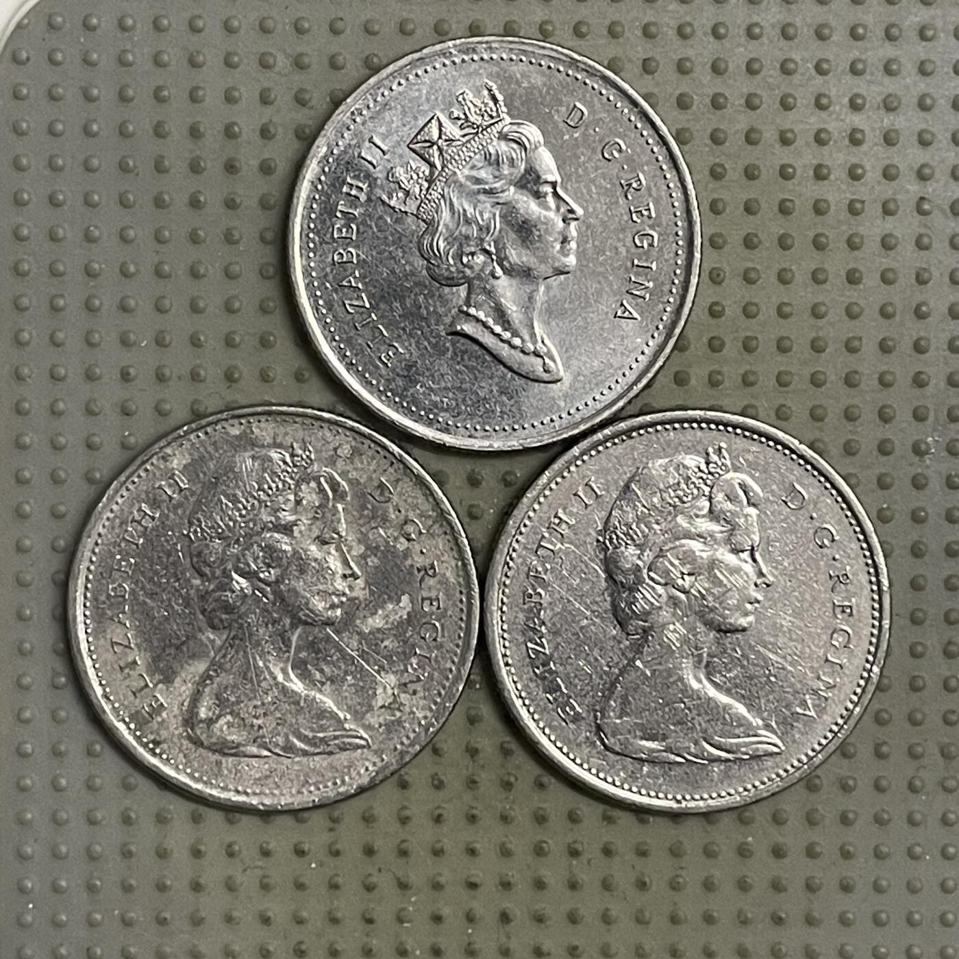 2026年第21场各国散币拍卖（总第171场） 加拿大25分3枚