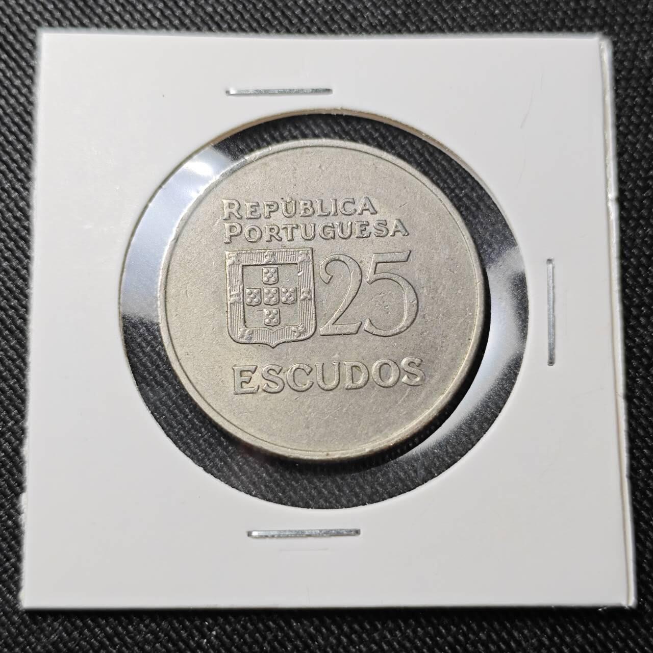 KK钱币收藏小铺  第392期  2月预留时间 周末发货  1980葡萄牙25比塞塔