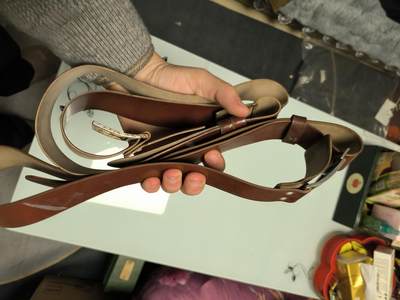 （店主清仓 大量自藏 制服徽章盛宴）罗岚⭐爱藏⭐甄选专拍第五场-分享拍场赚佣（实体经营） - su-M87式人造革腰带两条