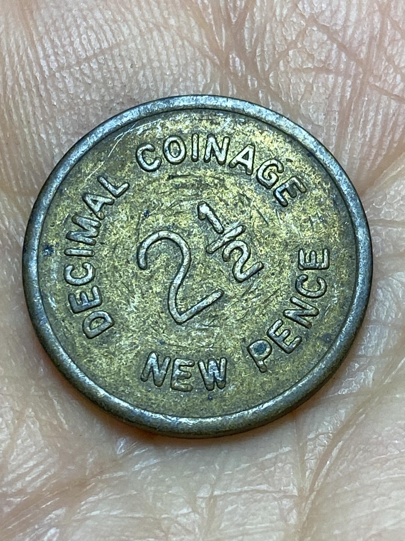 2026年第十九场(总第一百八十八场）外国好品散币场(免佣金) 英国🇬🇧2.5便士铜制代币