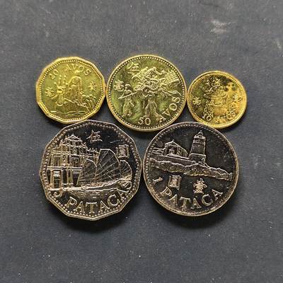 【全场包邮】纯粹捡漏拍500场-持续更新中 - 澳门1992-1993年5枚套币-2