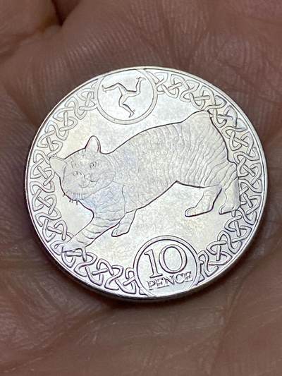 2026年第十九场(总第一百八十八场）外国好品散币场(免佣金) - 英属马恩岛🇮🇲2017年10便士(伊丽莎白二世老年第四套)