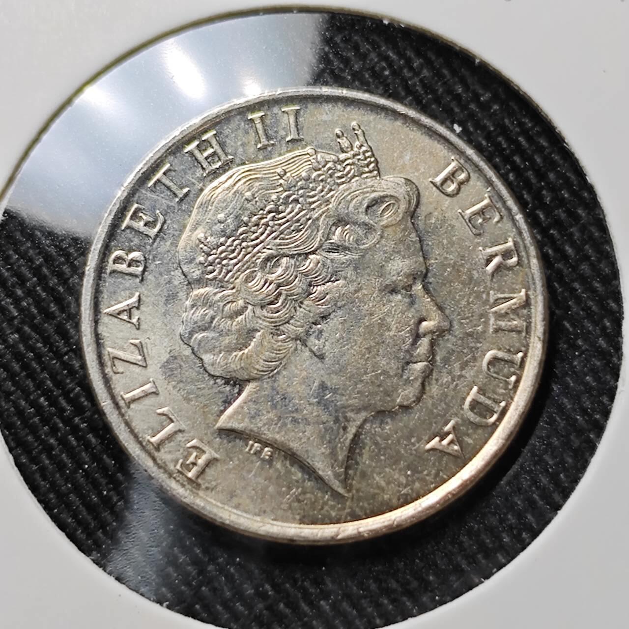 KK钱币收藏小铺  第392期  2月预留时间 周末发货  2009百慕大5分