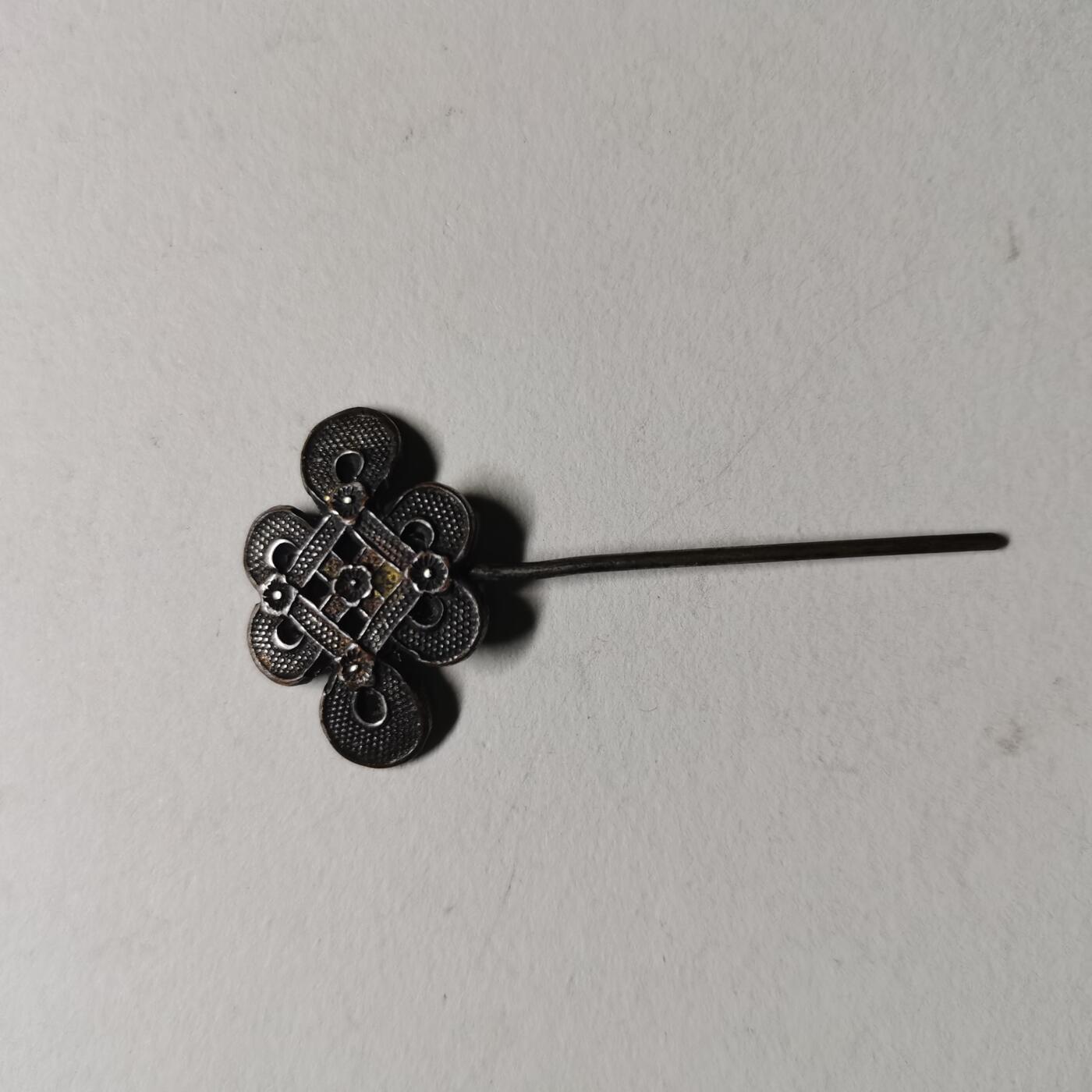 杂件专场98期 清末老银民心结发簪