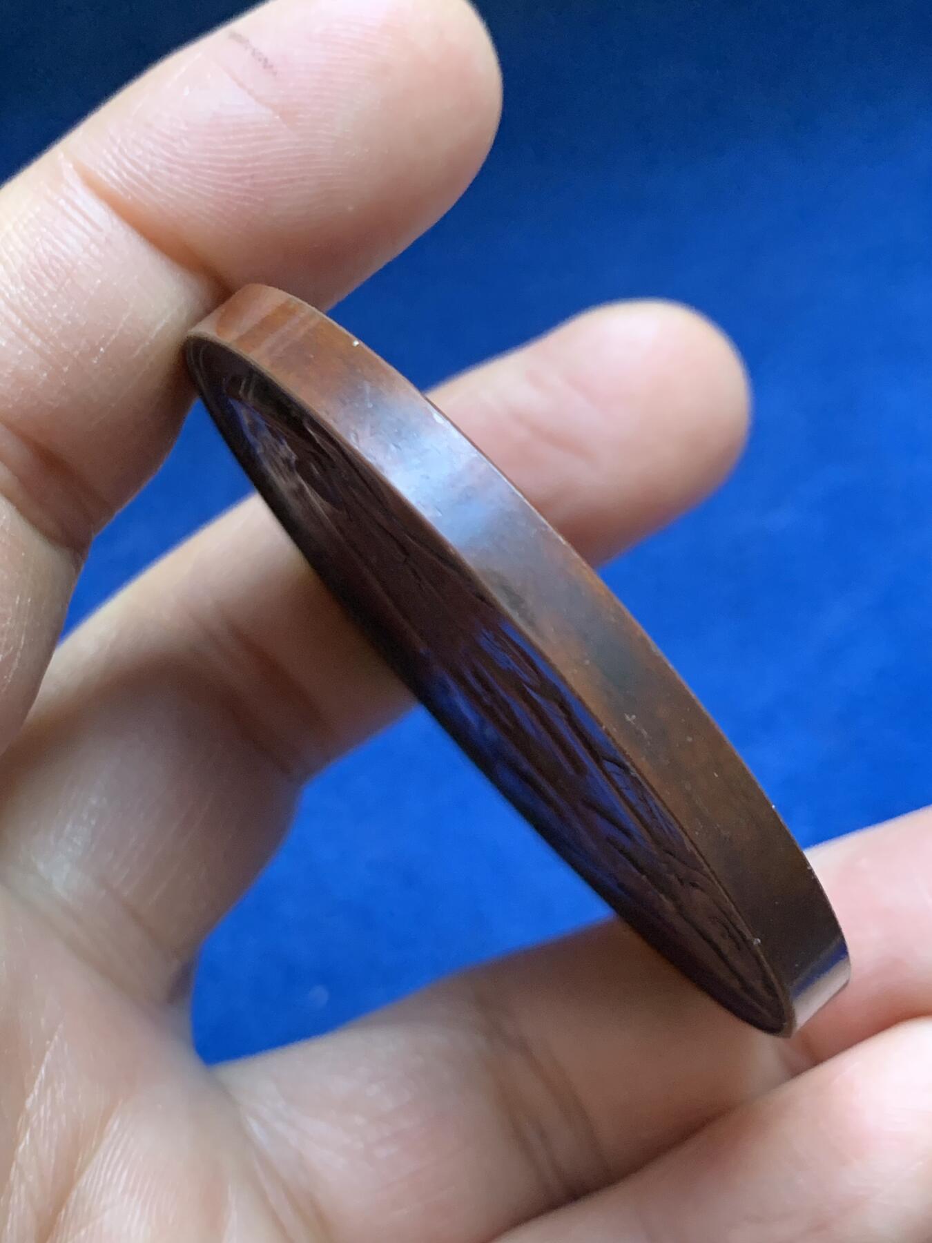 《竞宝斋》第465场 周日，周一，周二，3场连拍 （全场包邮）欢迎送拍 比利时1859年铁路系统建成25周年铜章，68.75g，54.3mm