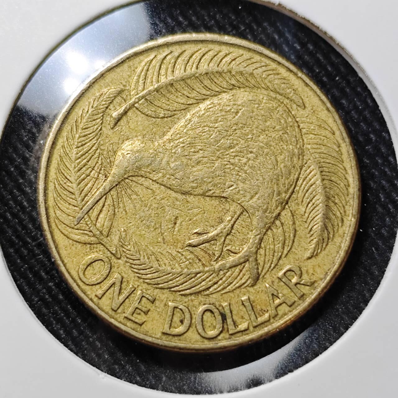 KK钱币收藏小铺  第392期  2月预留时间 周末发货  新西兰1元