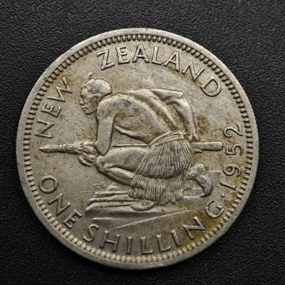 【淘币小摊】实时拍第八百六十三拍   小银币散币场   年前最后一周 之前的预留小年前全部发出 请更换最新收货地址  - 新西兰1952年乔治六世一先令镍币