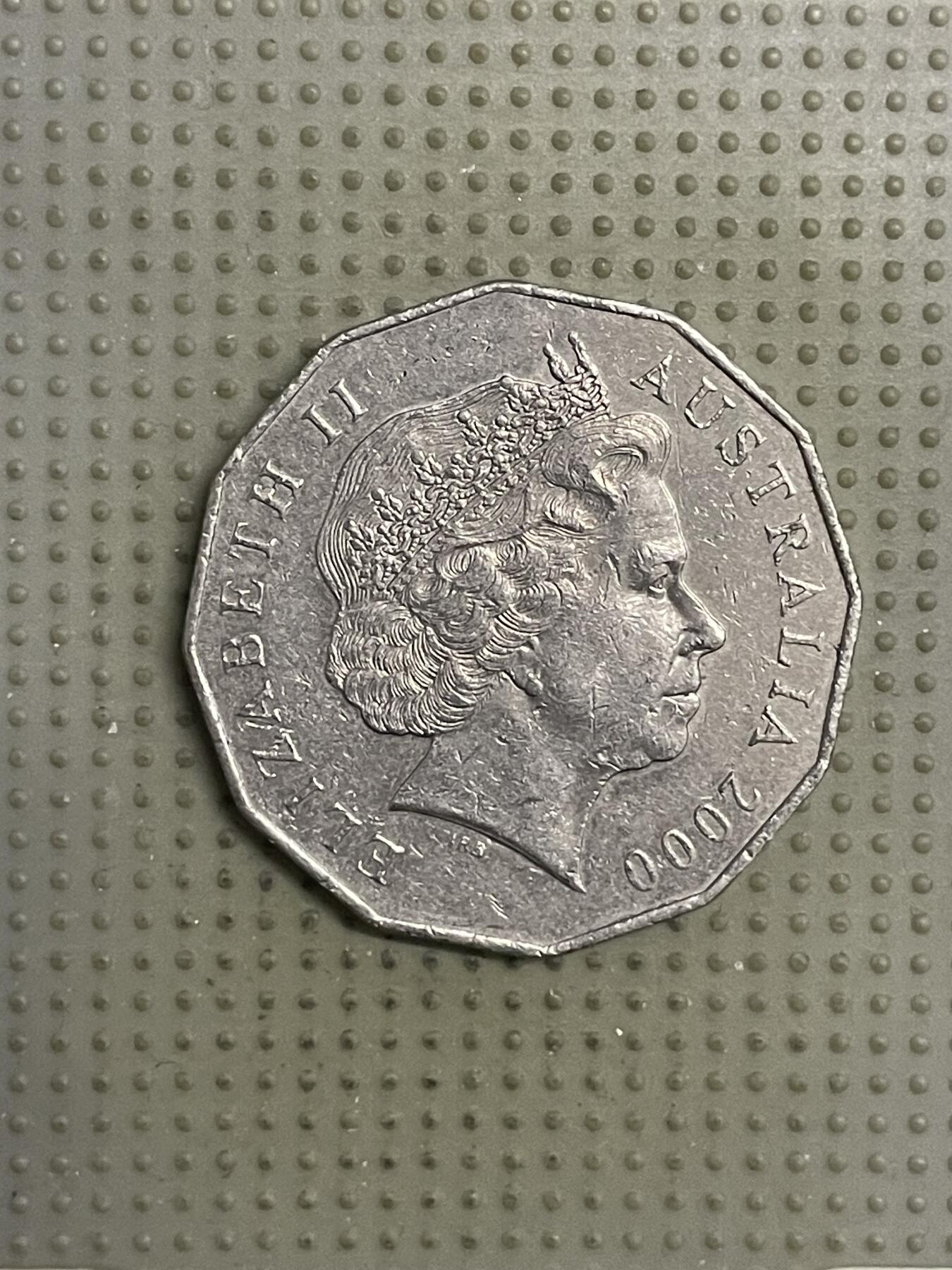 2026年第21场各国散币拍卖（总第171场） 澳大利亚2000年千禧年50分纪念币