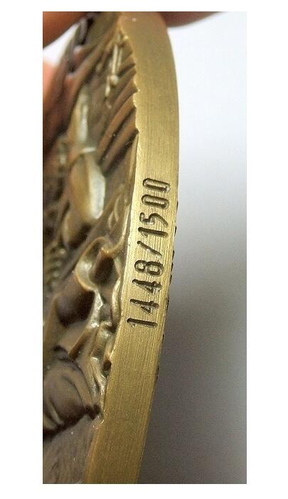 【艺术】葡萄牙艺术大章 大航海时代四巨头 恩里克王子 迪亚士 达伽马 麦哲伦 高浮雕精制巨型大铜章 90MM 276克 发行量1500枚