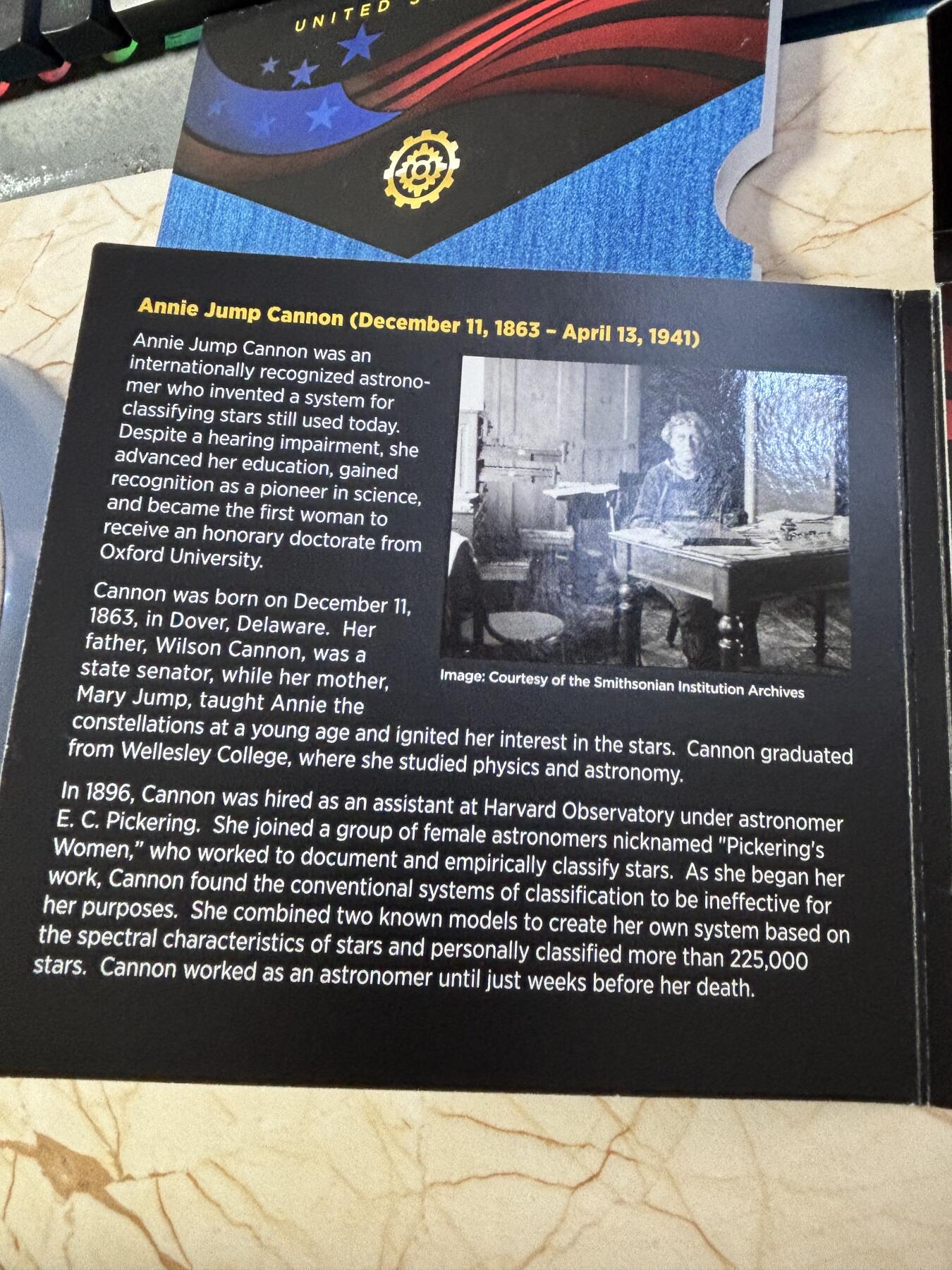 第190期拍卖 美国12019年1美元反精制纪念币 美国创新 卡装