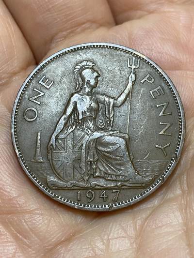 2026年第十九场(总第一百八十八场）外国好品散币场(免佣金) - 英国🇬🇧1947年1便士(乔治六世第一版)